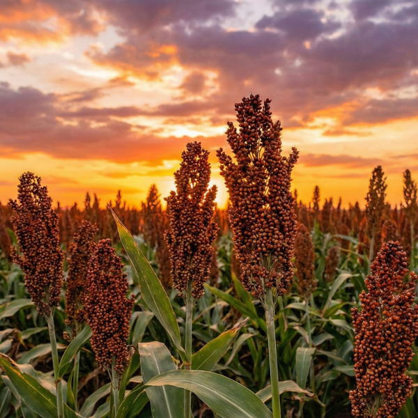 Grãos de sorgo